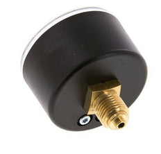 -1..0 bar Druck Manometer hinten Kunststoff / Messing 50 mm Klasse 2,5