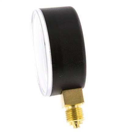 -1..1.5 Bar Druck Manometer unter Kunststoff / Messing 63 mm Klasse 2.5