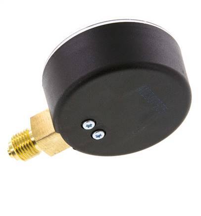 -1..1.5 Bar Druck Manometer unter Kunststoff / Messing 63 mm Klasse 2.5