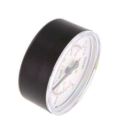 -1..1.5 Bar Druck Manometer unter Kunststoff / Messing 63 mm Klasse 2.5