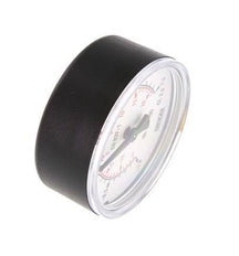 -1..1.5 Bar Druck Manometer unter Kunststoff / Messing 63 mm Klasse 2.5