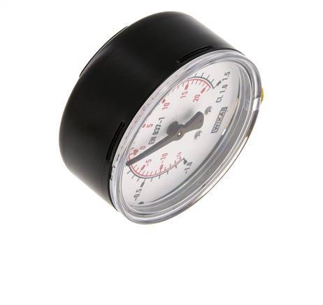 -1..1.5 Bar Druck Manometer unter Stahl / Messing 63 mm Klasse 1.6