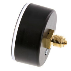 -1..9 Bar (-15..131 psi) Pressure Gauge Rear Plastic/Brass 63 mm Class 2.5
