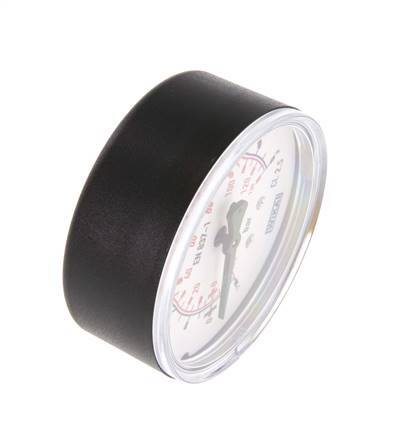 -1..9 Bar (-15..131 psi) Druck Manometer unter Kunststoff / Messing 63 mm Klasse 2.5