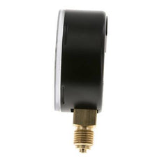 -1.2..0 bar Druck Manometer unter Stahl / Messing 63 mm Klasse 1.6