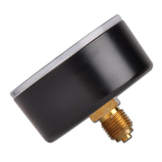 -1..0 bar Druck Manometer hinten Stahl / Messing 50 mm Klasse 1.6