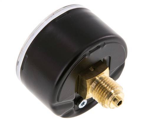 0..6 Bar (0..9 psi) Druck Manometer hinten Stahl / Messing 50 mm Klasse 1.6