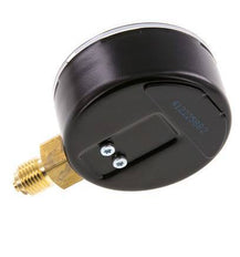 0..6 Bar (0..9 psi) Druck Manometer unter Stahl / Messing 63 mm Klasse 1.6