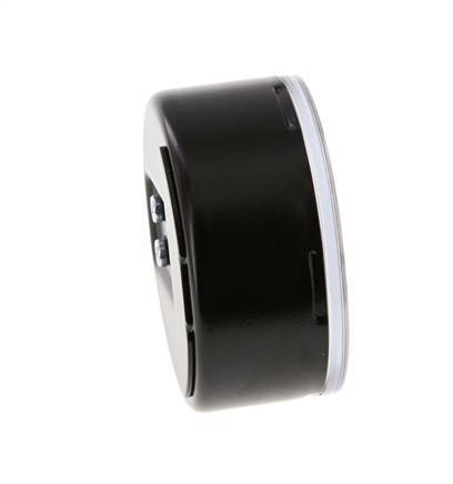 0..6 Bar (0..9 psi) Druck Manometer unter Stahl / Messing 63 mm Klasse 1.6