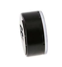 0..6 Bar (0..9 psi) Druck Manometer unter Stahl / Messing 63 mm Klasse 1.6