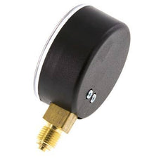 0..100 Bar (0..1450 psi) Druck Manometer unter Kunststoff / Messing 63 mm Klasse 2.5