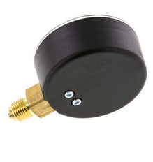0..100 Bar (0..1450 psi) Druck Manometer unter Kunststoff / Messing 63 mm Klasse 2.5