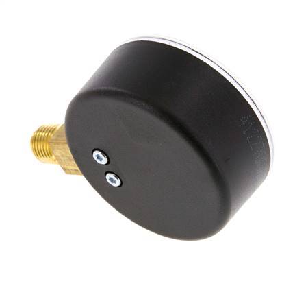 0..100 Bar (0..1450 psi) Druck Manometer unter Kunststoff / Messing 63 mm Klasse 2.5