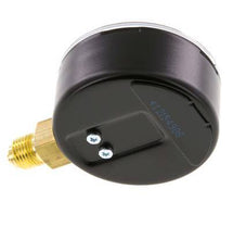 0..100 Bar (0..1450 psi) Druck Manometer unter Stahl / Messing 63 mm Klasse 1.6