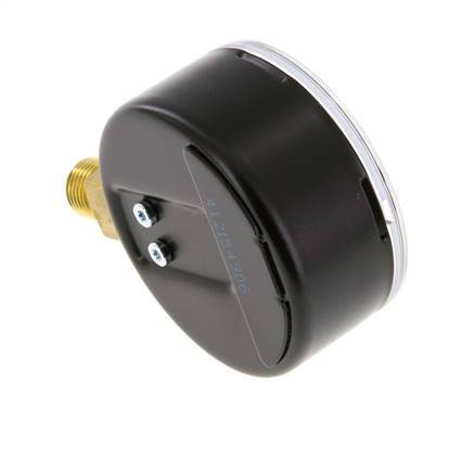 0..100 Bar (0..1450 psi) Druck Manometer unter Stahl / Messing 63 mm Klasse 1.6