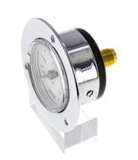 0..1 Bar (0..15 psi) Manometer für Schalttafelmontage Stahl/Messing 40 mm Klasse 2.5 (Frontplatte)
