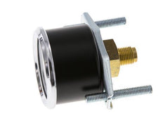 0..1 Bar (0..15 psi) Manometer für Schalttafelmontage Stahl/Messing 40 mm Klasse 2.5 (Halterung)