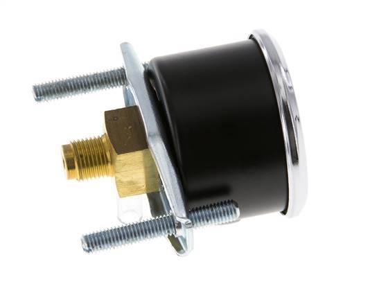 0..1 Bar (0..15 psi) Manometer für Schalttafelmontage Stahl/Messing 40 mm Klasse 2.5 (Halterung)