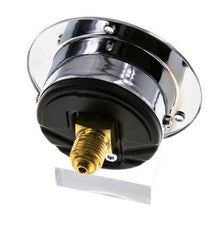 0..1 Bar (0..15 psi) Panel Mount Pressure Gauge Steel/Brass 50 mm Class 2.5 (Front Panel)