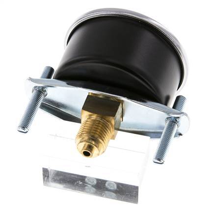 0..1 Bar (0..15 psi) Manometer für Schalttafelmontage Stahl/Messing 50 mm Klasse 2.5 (Halterung)