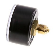 0..1 Bar (0..15 psi) Druck Manometer hinten Stahl / Messing 50 mm Klasse 1.6