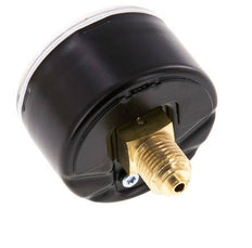 0..1 Bar (0..15 psi) Druck Manometer hinten Stahl / Messing 50 mm Klasse 1.6