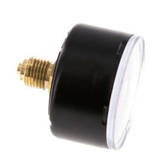 0..1 Bar (0..15 psi) Druck Manometer hinten Stahl / Messing 50 mm Klasse 1.6