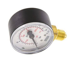 0..160 Bar (0..2321 psi) Druck Manometer unter Kunststoff / Messing 50 mm Klasse 2.5