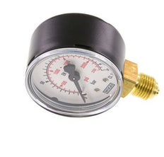0..160 Bar (0..2321 psi) Druck Manometer unter Stahl / Messing 50 mm Klasse 1.6