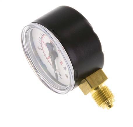 0..160 Bar (0..2321 psi) Druck Manometer unter Stahl / Messing 50 mm Klasse 1.6
