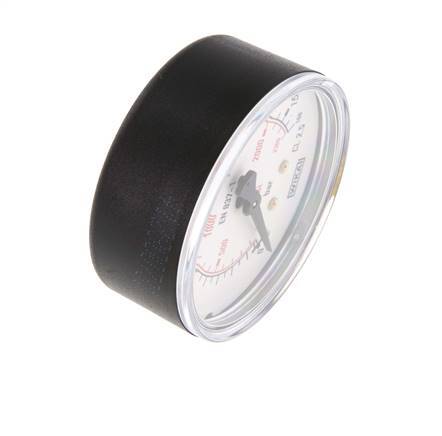0..160 Bar (0..2321 psi) Druck Manometer unter Kunststoff / Messing 63 mm Klasse 2.5