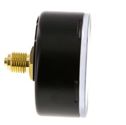 0..160 Bar (0..2321 psi) Pressure Gauge Rear Steel/Brass 63 mm Class 1.6