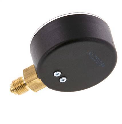 0..1 Bar (0..15 psi) Druck Manometer unter Kunststoff / Messing 63 mm Klasse 2.5
