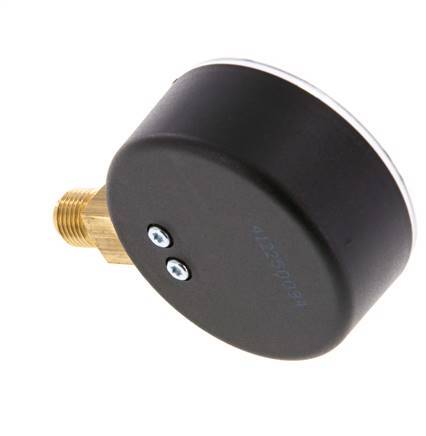 0..1 Bar (0..15 psi) Druck Manometer unter Kunststoff / Messing 63 mm Klasse 2.5