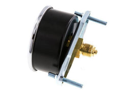 0..1 Bar (0..15 psi) Manometer für Schalttafelmontage Stahl/Messing 63 mm Klasse 2.5 (Halterung)