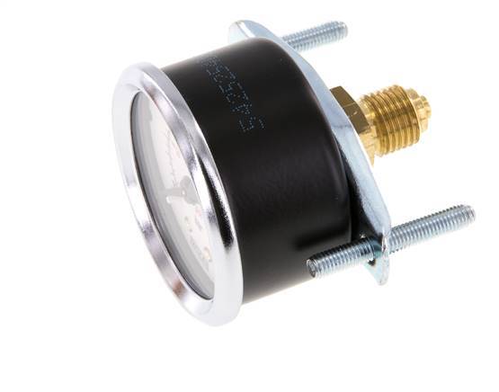 0..16 Bar (0..232 psi) Manometer für Schalttafelmontage Stahl/Messing 50 mm Klasse 2,5 (Halterung)