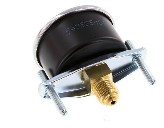 0..16 Bar (0..232 psi) Manometer für Schalttafelmontage Stahl/Messing 50 mm Klasse 2,5 (Halterung)