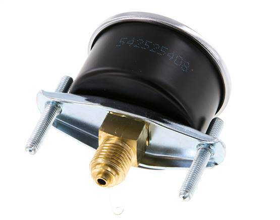 0..16 Bar (0..232 psi) Manometer für Schalttafelmontage Stahl/Messing 50 mm Klasse 2,5 (Halterung)