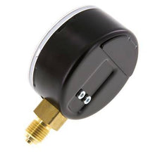 0..16 Bar (0..232 psi) Druck Manometer unter Stahl / Messing 63 mm Klasse 1.6