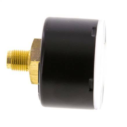 0..1.6 Bar (0..23 psi) Druck Manometer hinten Stahl / Messing 40 mm Klasse 1.6
