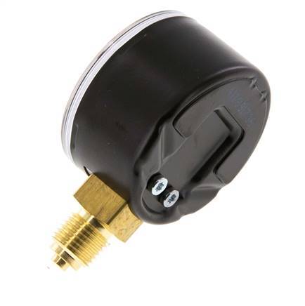 0..1.6 Bar (0..23 psi) Druck Manometer unter Stahl / Messing 50 mm Klasse 1.6