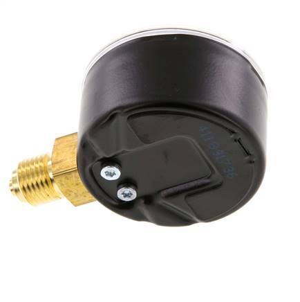 0..1.6 Bar (0..23 psi) Druck Manometer unter Stahl / Messing 50 mm Klasse 1.6