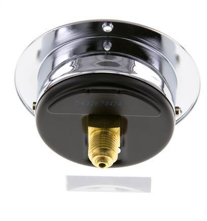 0..250 Bar (0..3626 psi) Panel Mount Pressure Gauge Steel/Brass 63 mm Class 2.5 (Front Panel)