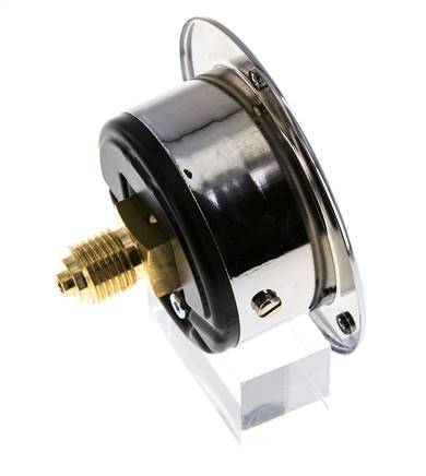 0..25 Bar (0..363 psi) Panel Mount Pressure Gauge Steel/Brass 50 mm Class 2.5 (Front Panel)