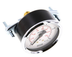 0..25 Bar (0..363 psi) Manometer für Schalttafelmontage Stahl/Messing 63 mm Klasse 2.5 (Halterung)