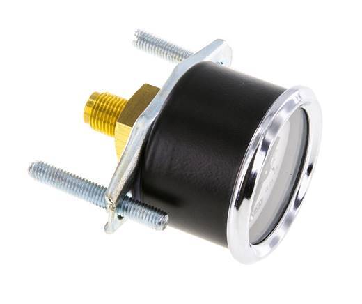 0..2.5 Bar (0..36 psi) Manometer für Schalttafelmontage Stahl/Messing 40 mm Klasse 2.5 (Halterung)
