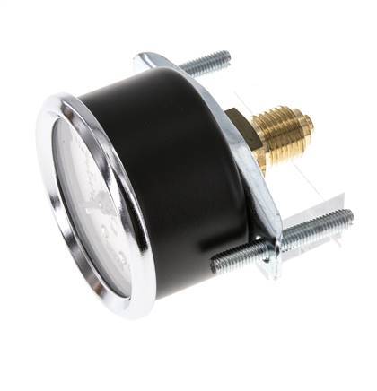 0..2.5 Bar (0..36 psi) Manometer für Schalttafelmontage Stahl/Messing 50 mm Klasse 2.5 (Halterung)