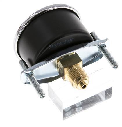 0..2.5 Bar (0..36 psi) Manometer für Schalttafelmontage Stahl/Messing 50 mm Klasse 2.5 (Halterung)