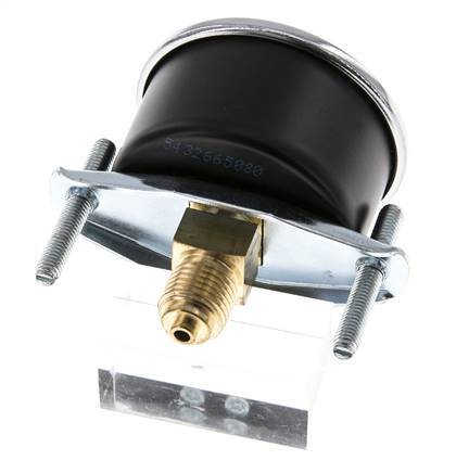 0..2.5 Bar (0..36 psi) Manometer für Schalttafelmontage Stahl/Messing 50 mm Klasse 2.5 (Halterung)