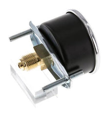 0..2.5 Bar (0..36 psi) Manometer für Schalttafelmontage Stahl/Messing 50 mm Klasse 2.5 (Halterung)